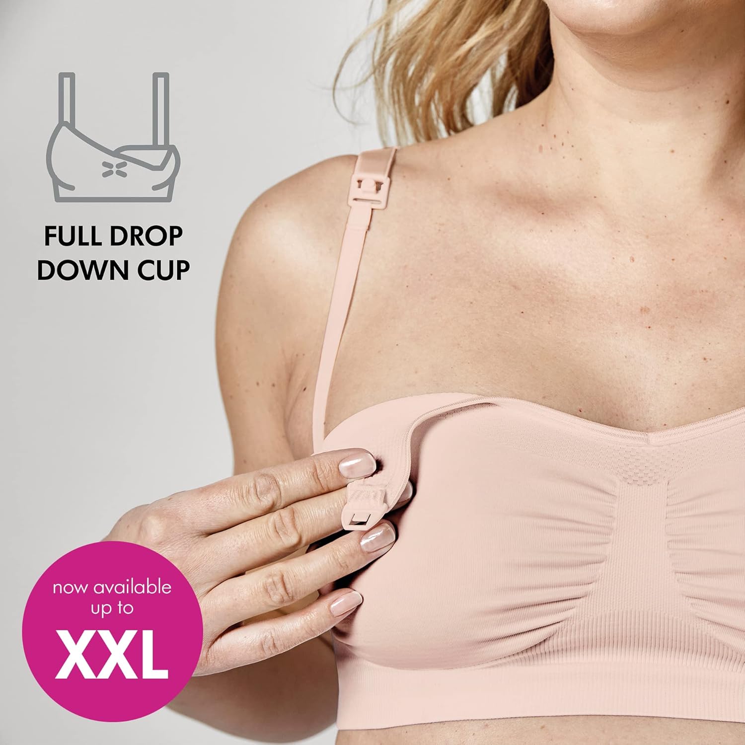 MEDELA KEEP COOL ULTRA sutien de alăptare fără cusături XL