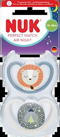 NUK Perfect Match Air Night suzete 18-36 luni