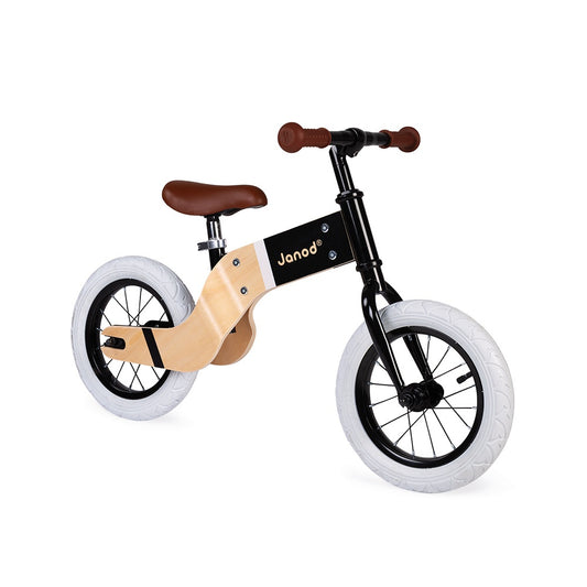 JANOD Bikloon Deluxe Ξύλινο ποδήλατο ισορροπίας 12" σέλα 40-46 εκ.