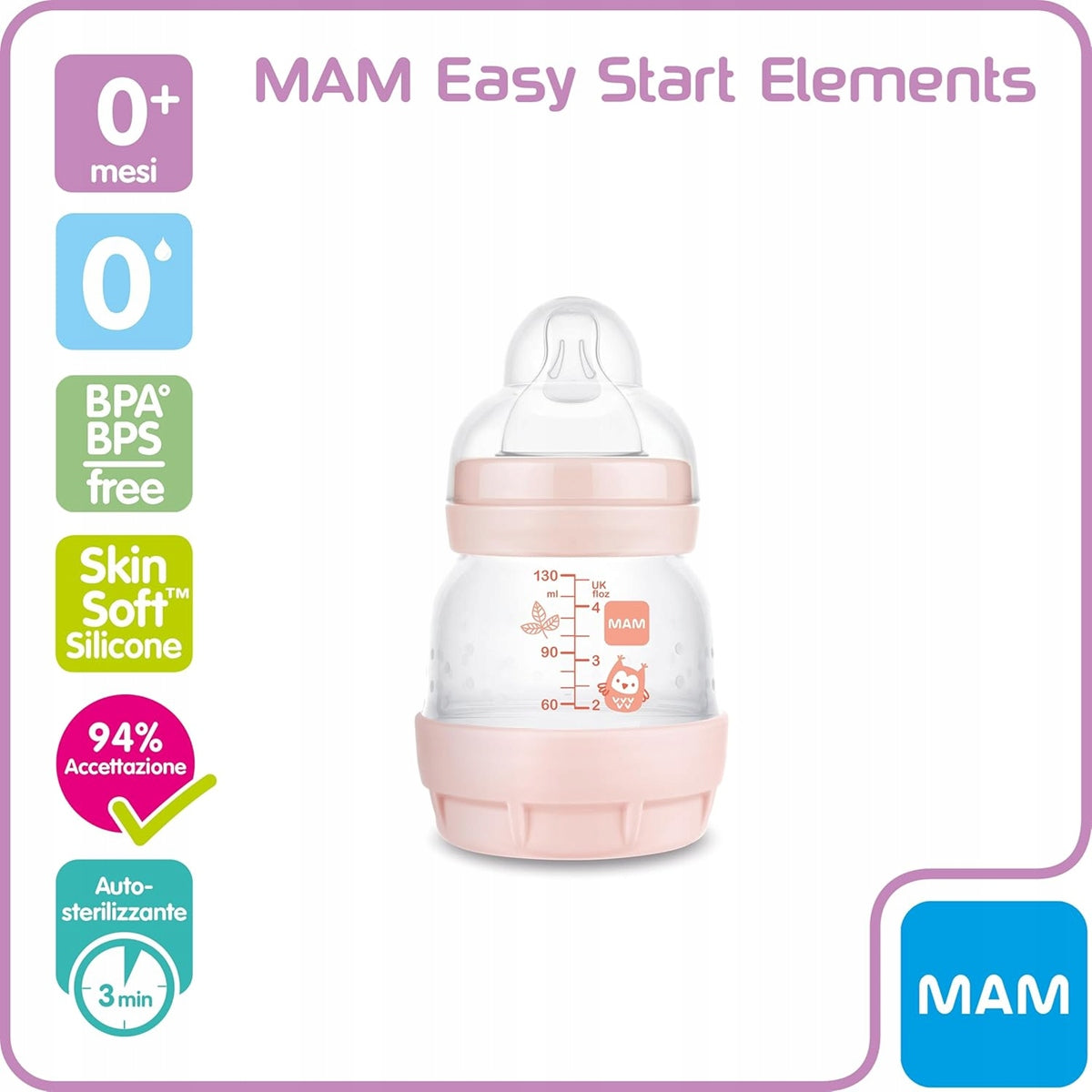 MAM Easy Start antikoliková láhev 130ml