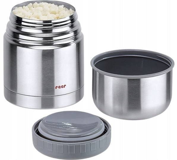 REER Warmhalteboxthermos for beverages and foodcolour silvercapacity 350 mldiameter 10 cm, height 14.5