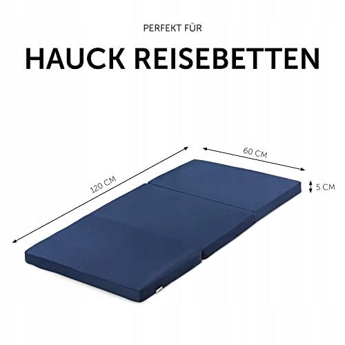 HAUCK materac do łóżka turystycznego grubość 5cm 120x60