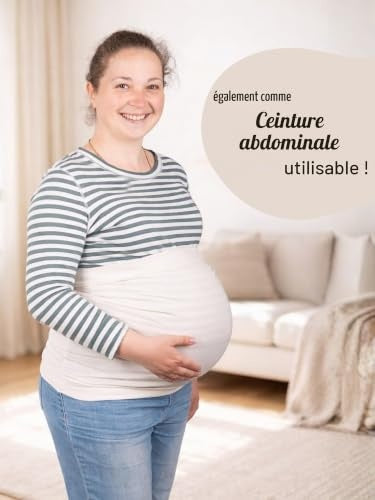 HOPPEDIZ Baby Bonding Top pentru metoda cangur antracit M