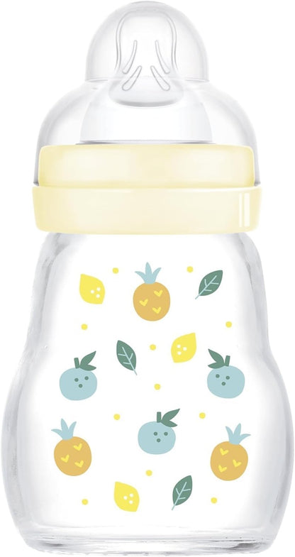 MAM Feel Good butelka szklana 170 ml 0 m+ smoczek 1