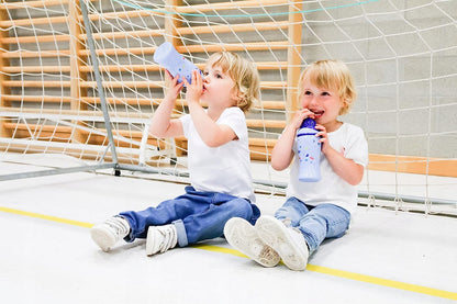 NUBY bidon x2 12m+ 18m+ 360ml, niebieskie bidony dla niemowląt, zestaw 2 szt., 360 ml