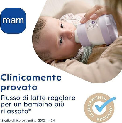 MAM Easy Start zestaw butelek dla noworodka Anti-Colic 5el. butelka antykolkowa dla niemowlęcia