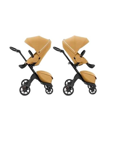 STOKKE Xplory X wózek spacerowy PREMIUM UPF50+ do22kg akcesoria – GOLDEN YELLOW – zdjęcie 2