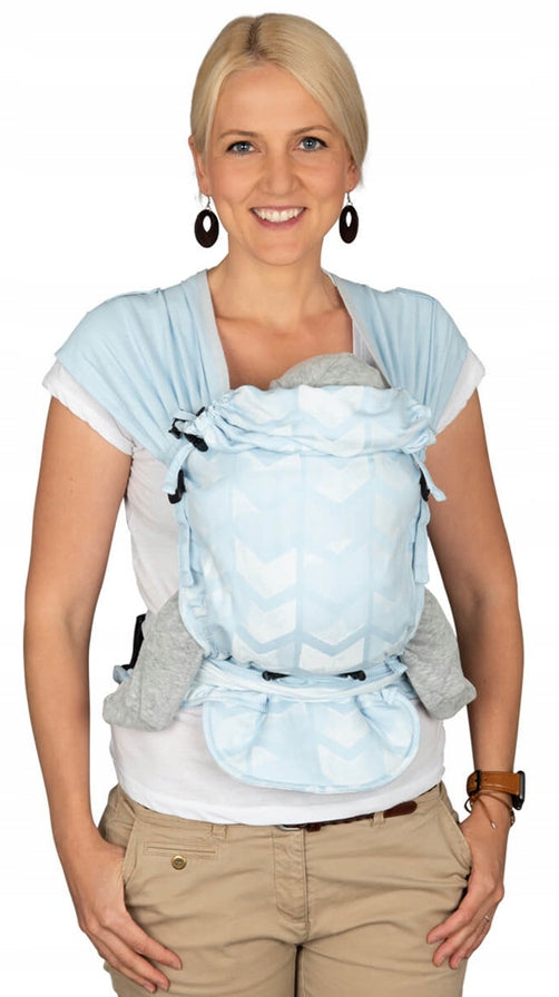 HOPPEDIZ hop-tye buckle marsupiu ergonomic 0–30 luni
