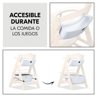 Hauck Alpha Box Set High Chair Organizer, White