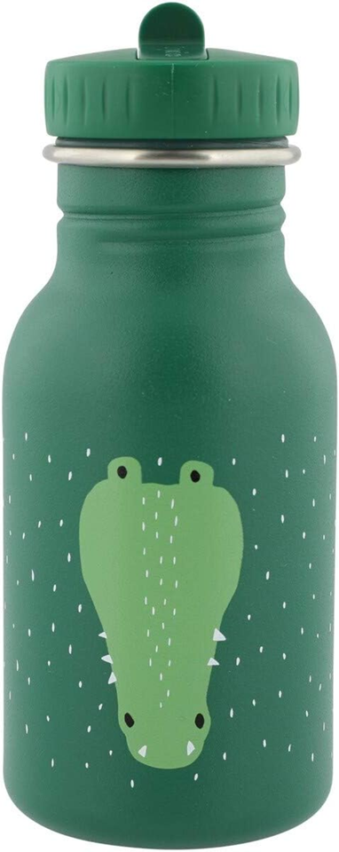 TRIXIE Mr. Crocodile roestvrijstalen fles 350 ml inklapbare tuit
