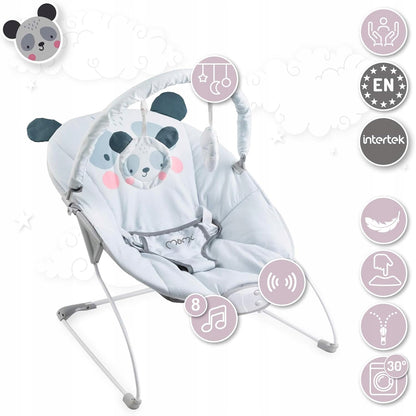 MOMI GLOSSY hamaca balancín con vibración para bebés