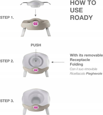 OK BABY 3ÎN1 Oliță Turistică Adaptor + saci