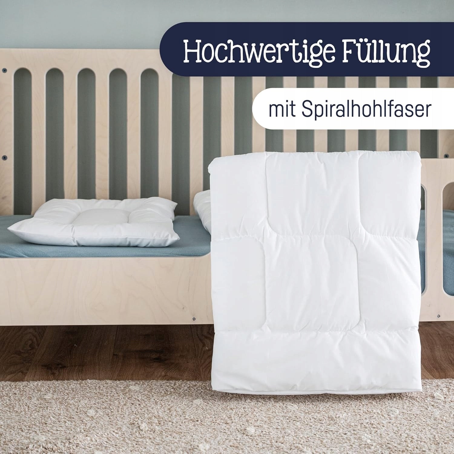 JULIUS ZOLLNER BASIC pillow and duvet set 100 x 135 cm/40 x 60 cm