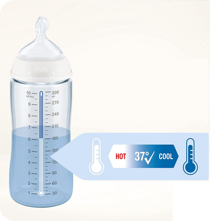 NUK First Choice biberon din sticlă 240 ml, tetină M, 3 luni+, CĂLUȚ DE MARE