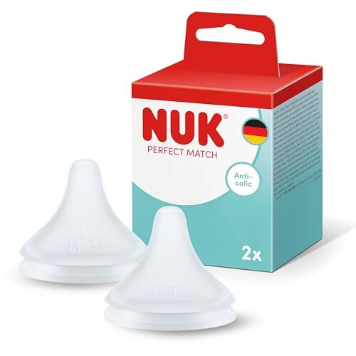 NUK Perfect Match smoczki do butelek M 2 szt. 6+
