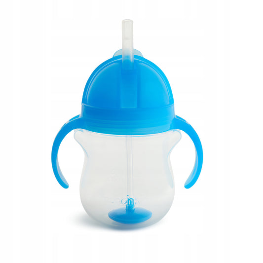 MUNCHKIN Tip&Sip cană anti-vărsare 6luni+ 207ml pai ponderat