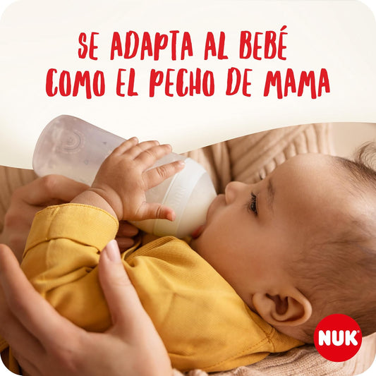 NUK Perfect Match butelka dla niemowląt 3m+ 260ml x2 – zdjęcie produktu 2