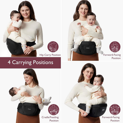 MOMCOZY car seat, hip seat carrier