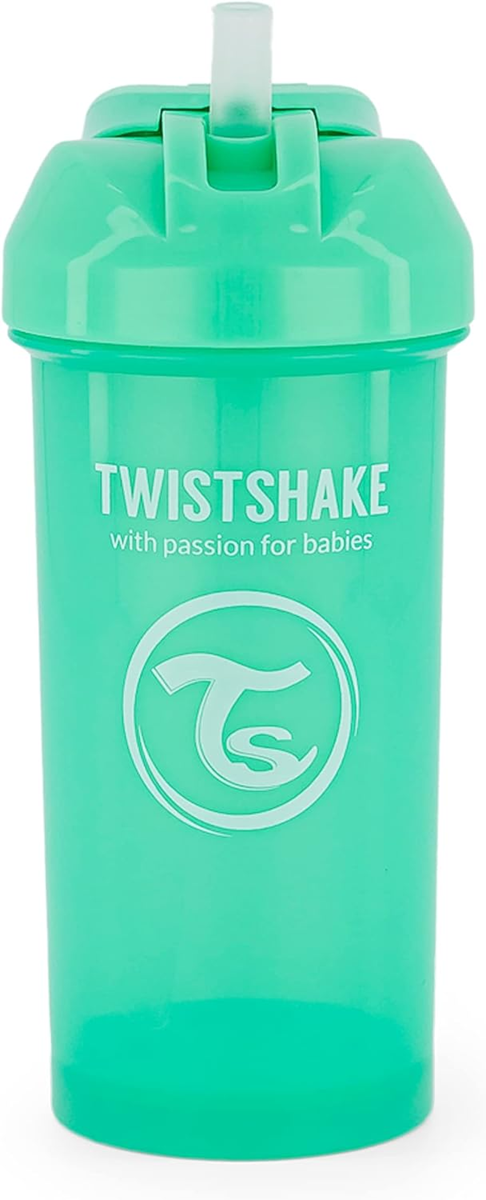 TWISTSHAKE Straw Cup anti-lekbeker met rietje 360 ml 6 m+