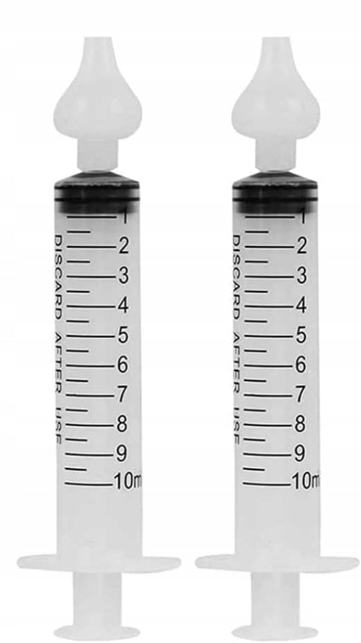 BABY AGE irigator nazal tip seringă, 2 bucăți, 10 ml