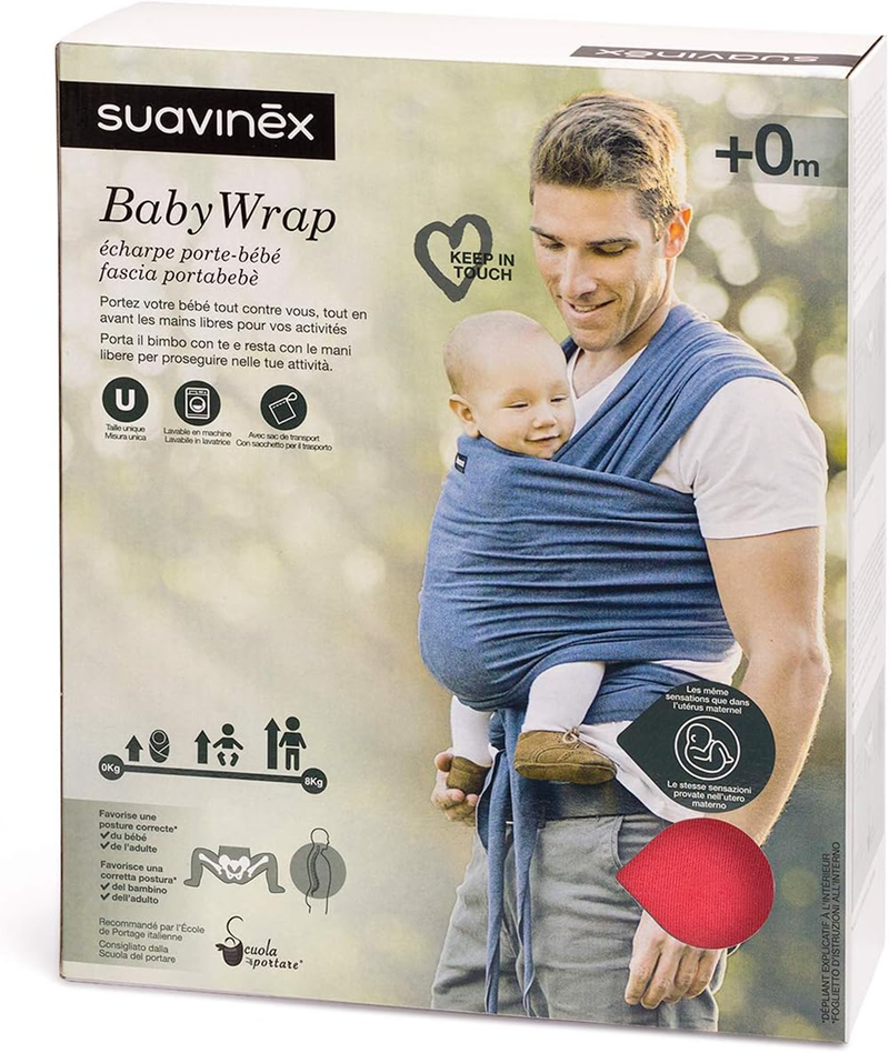 SUAVINEX elastická šatka na nosenie detí 0–8 kg