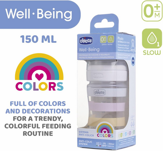 Biberon CHICCO Well Being 0m+ 150ml