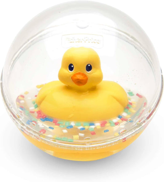 FISHER-PRICE DVH21 minge de 10 cm cu rățușcă pentru mers de-a bușilea