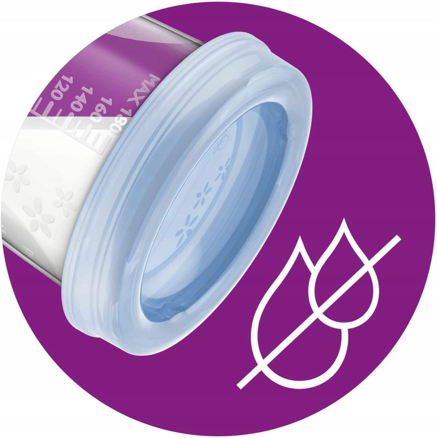 PHILIPS AVENT food containers x5 180 ml