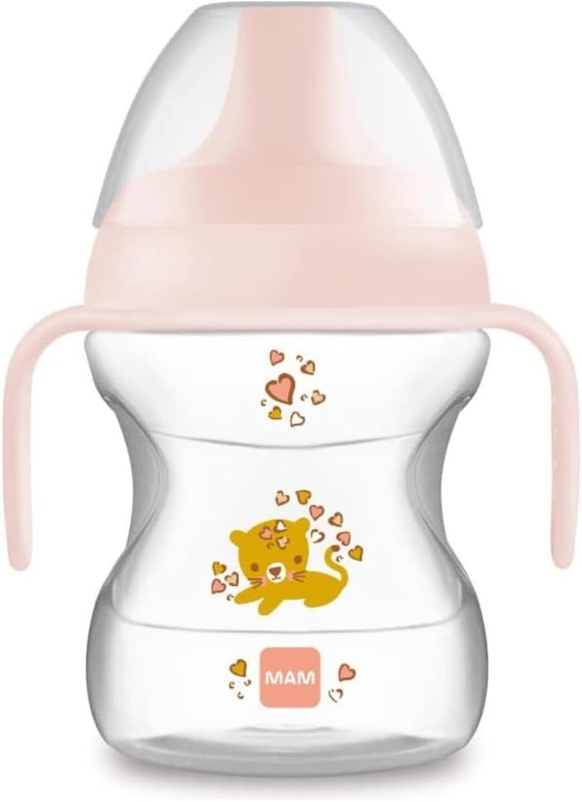 MAM Learn To Drink Cup csőrös itatópohár, 190 ml, 6 hónapos kortól, MACSKA