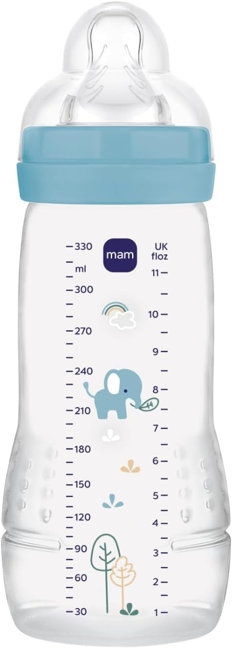 MAM Easy Active butelka 330 ml, smoczek 4, 6 m+ Słoń