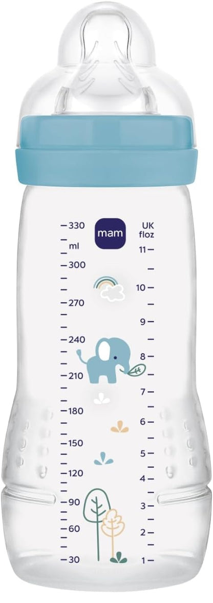 MAM Easy Active butelka 330 ml, smoczek 4, 6 m+ Słoń