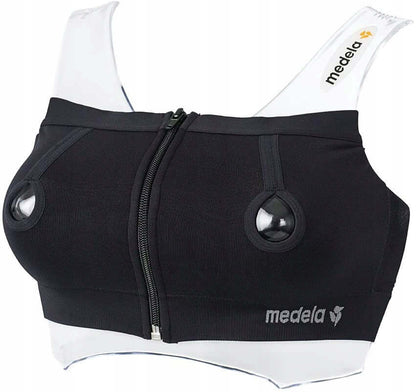 MEDELA gorset do laktatora EASY EXPRESSION M czarny, nowy gorset do odciągania pokarmu Medela