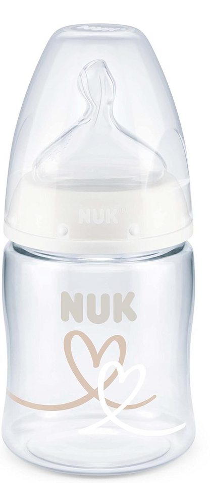 NUK First Choice+ BIBERON 150 ml 0-6 luni tetină M indicator de temperatură