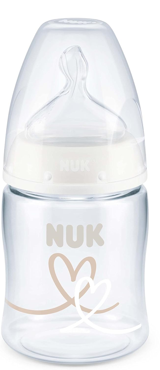 NUK First Choice+ BIBERON 150 ml 0-6 luni tetină M indicator de temperatură