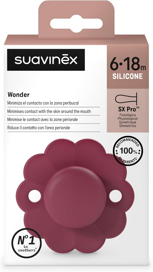 SUAVINEX Wonder uklidňující dudlík 6-18 měsíců silikon SX PRO