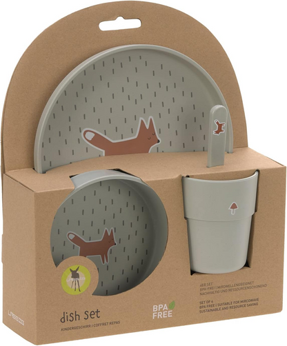 LASSIG zestaw naczyń bez melaminy Little Forest Fox