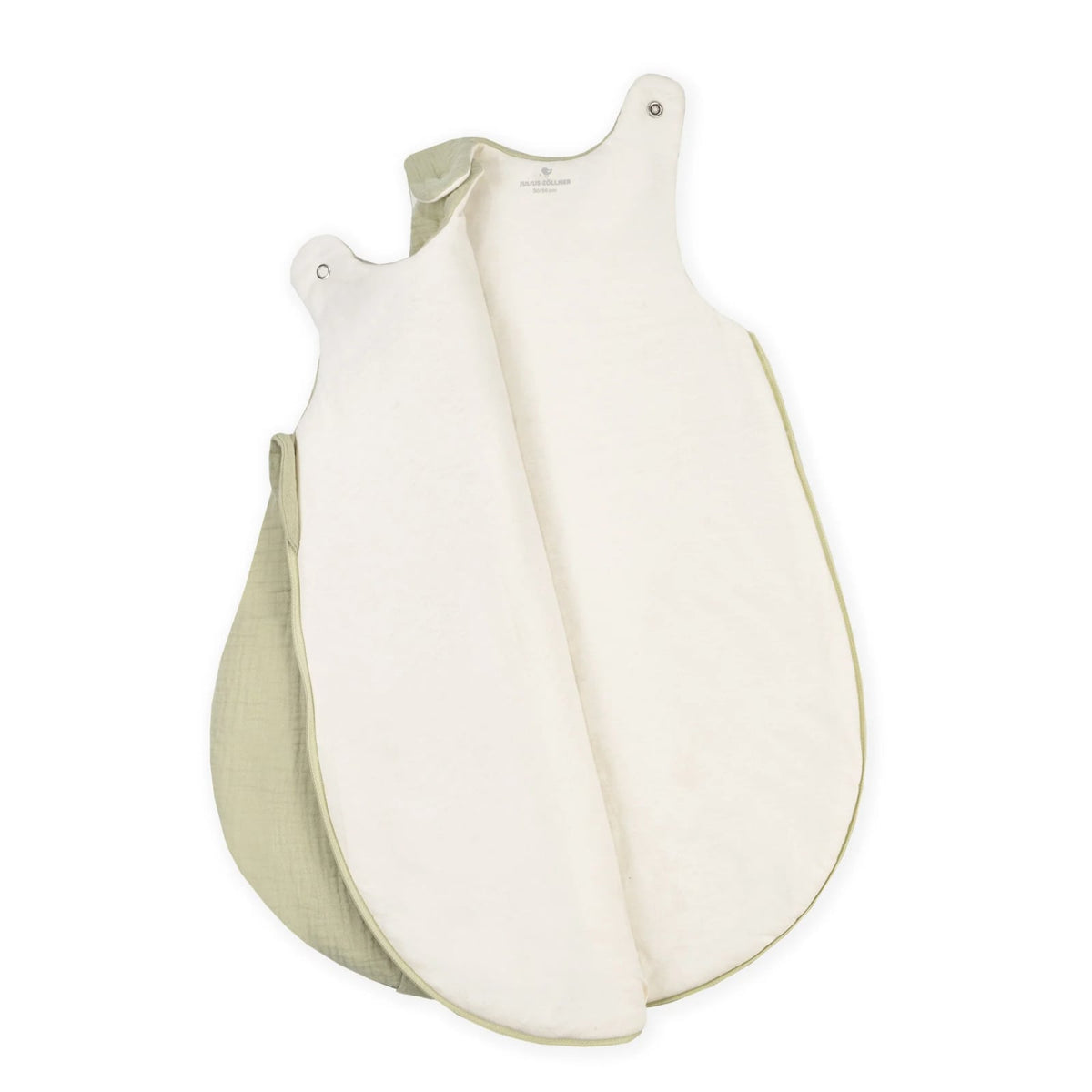 Julius Zöllner Lime muslin sleeping bag, size 62 to 68