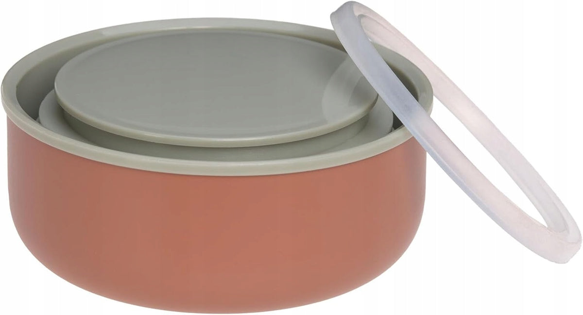 LASSIG Borcan pentru alimente Happy Prints din oțel inoxidabil LUNCH TERMOS 350 ml