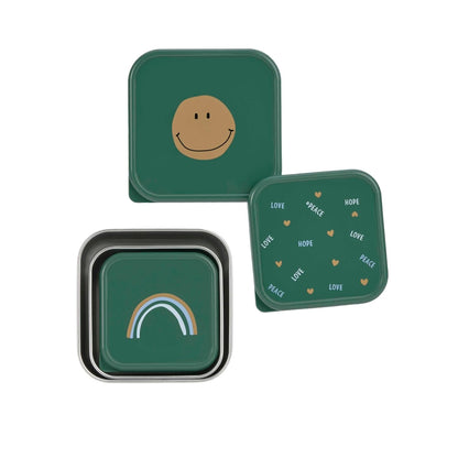 LASSIG Snackbox CUTII DIN OȚEL PENTRU GUSTĂRI x3