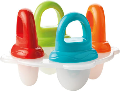 NUBY forme pentru înghețată în formă de suzetă, 4 bucăți + tavă pentru congelare