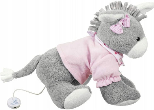 STERNTALER Esel Emmi SCHMUSEFIGUR mit SPIELUHR "N