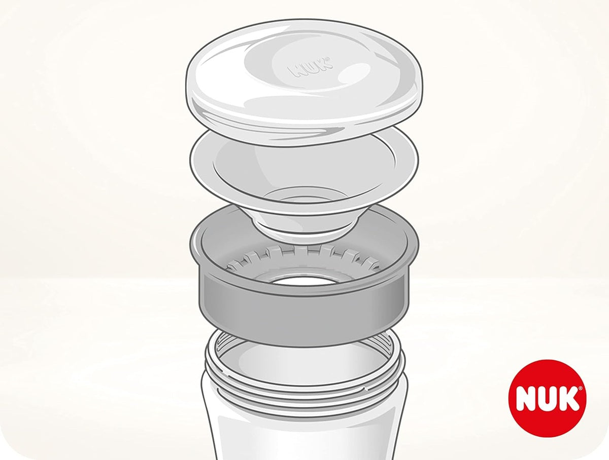 NUK Magic Cup cană anti-vărsare cu muștiuc 360° 230 ml 8 m+