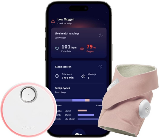 OWLET DREAM SOCK pulsoximetru 2în1 pentru bebeluși 0-18 luni