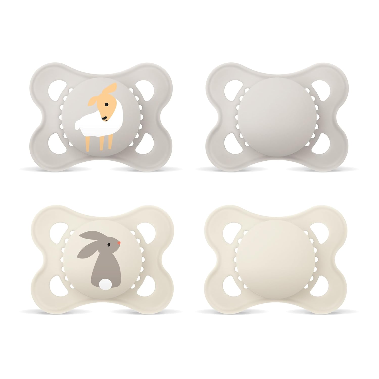 MAM Original suzete de calmare din silicon 0-6 luni x4