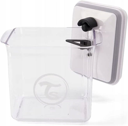TWISTSHAKE pojemnik na mleko 1700ml hermetyczny, biały pojemnik na mleko w proszku z hermetyczną pokrywką, BPA free