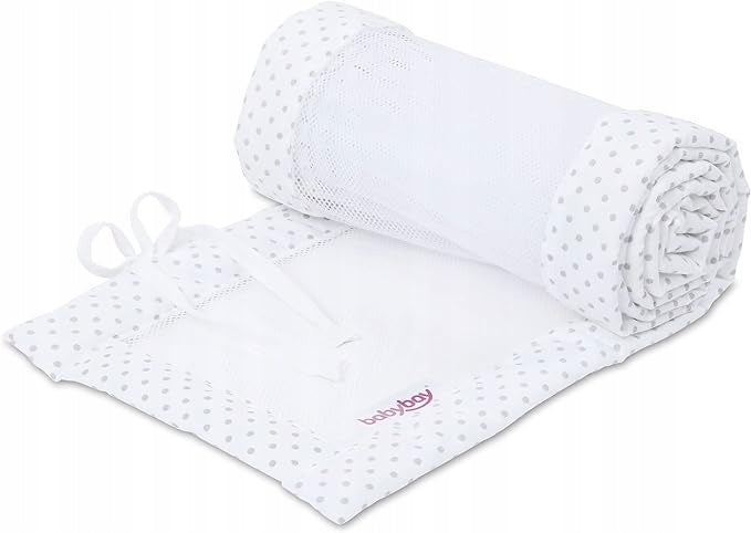 BABYBAY ochraniacz do łóżeczka 200x24, przewiewny ochraniacz siatkowy do łóżeczka niemowlęcia