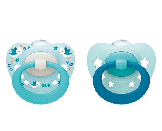 NUK SIGNATURE smoczek uspokajający x2 0-6msc
