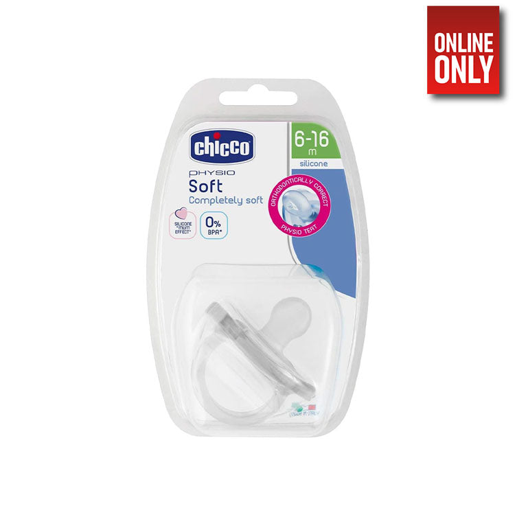 Chicco PhysioForma Soft suzetă din silicon 6-16 luni