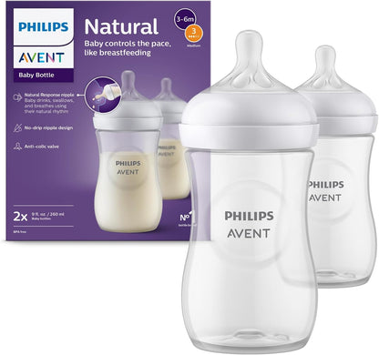 PHILIPS AVENT Natural RESPONSE biberon 260 ml 1 lună+ x2