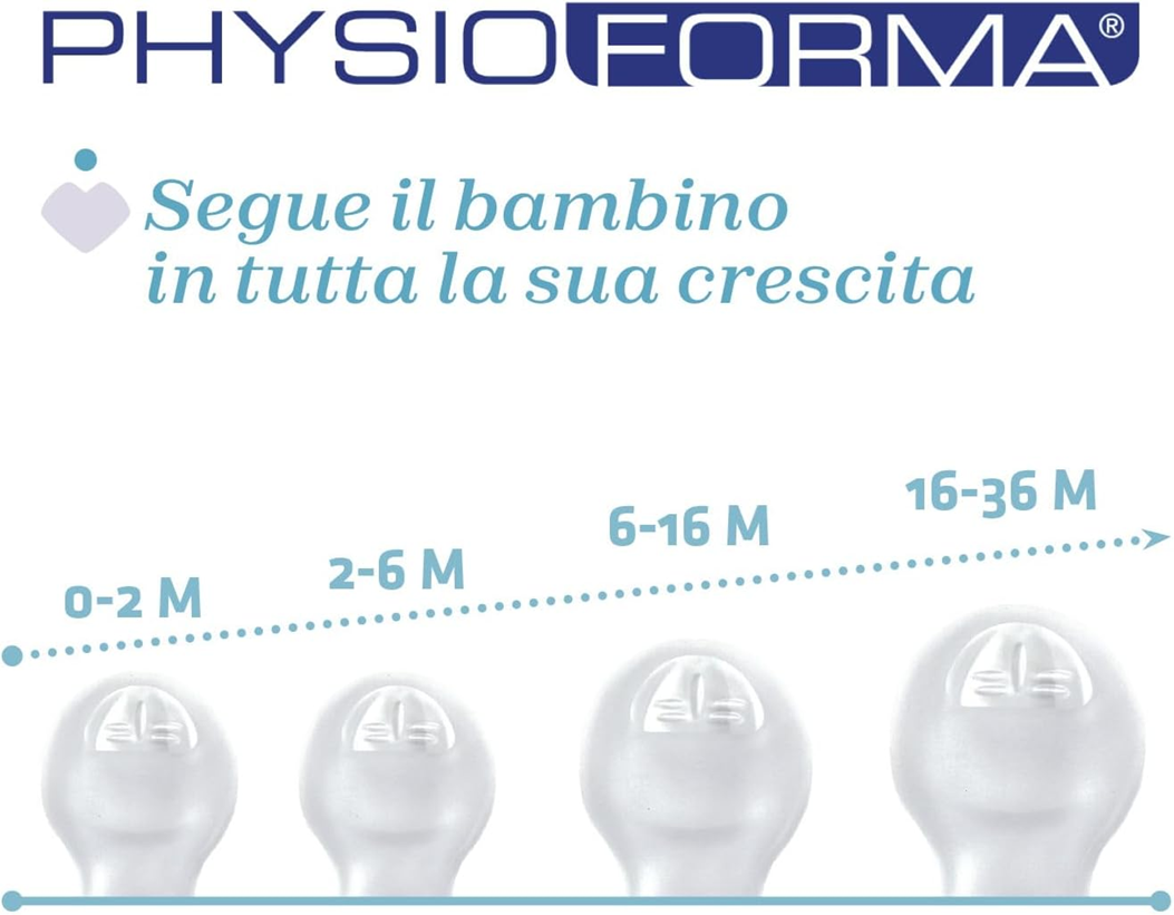 CHICCO PhysioForma smoczek x4 6-16m